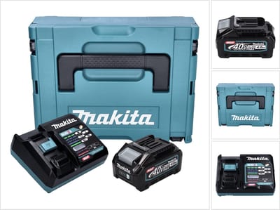 Makita Power Source Kit 1x BL 4040 accu 40 V max. 4.0 Ah XGT + DC 40 RA lader + Makpac