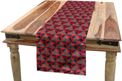 ABAKUHAUS Tafelloper Geometrisch – Driehoek-Mozaïek 40x180 cm