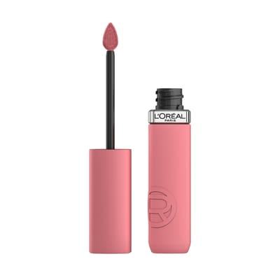 L'Oréal Paris Infaillible Matte Resistance lippenstift – Langhoudende Vloeibare Lipstick met een matte finish Verrijkt met Hyaluronzuur – Vegan – 200 Lipstick & Chill - 5ml