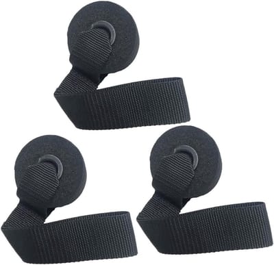 Deuranker Set - Trainingsanker Banden - Thuis Trainen - Beschermt Deuren - 3 Stuks - Zwart