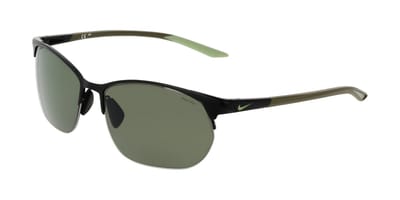 Nike NIKE MODERN METAL ZONE IH0911X Matte black / green 62/17/145 MAN Zonnebrillen