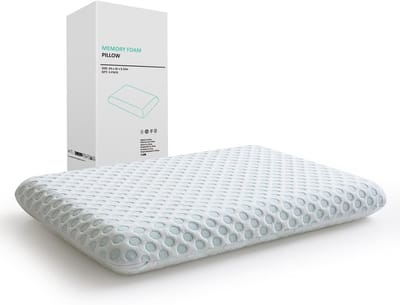 Dun kussen 3,25 inch voor buikslapers en zijslapers - Gel doordrenkt traagschuim - CertiPUR-US