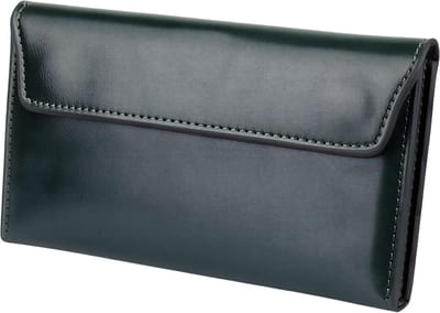 Slanke Kunstleren Dames Lange Portemonnee – Grote Capaciteit Clutch Tas – Groen – Draagbare Vrouwelijke Geldportemonnee voor Pasjes, Contant Geld en Telefoon – Stijlvol en Functioneel