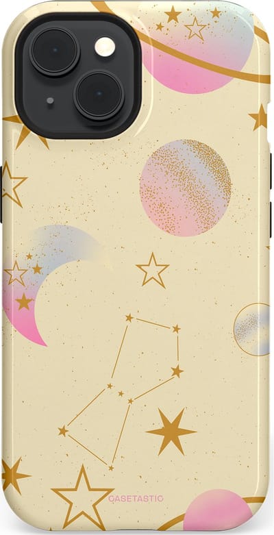 Casetastic Hoesje Geschikt voor Apple iPhone 15 Magsafe - Stijlvolle Beschermende Duo-layer Case - Zomerse nacht