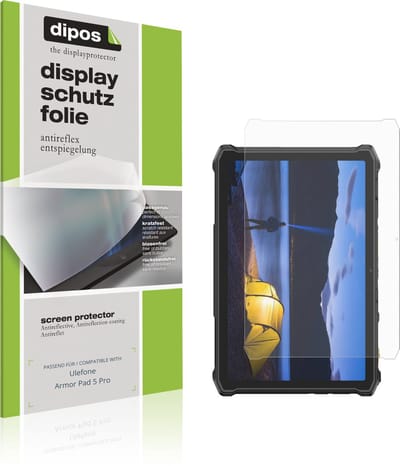 dipos – 2x Matte Beschermfolie geschikt voor Ulefone Armor Pad 5 Pro | Krasbestendige & antireflecterende Screenprotector Ultra-Thin