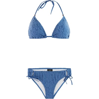 Protest PRTFiction - Triangel bikini set Dames - Koordsluiting - Uitneembare vulling - Normale pasvorm - Medium dekking - Oranje