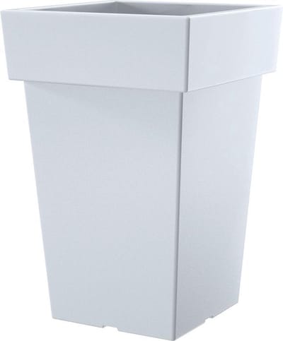 Bloempot Hoog Vierkant Lofly Square 30x30x44cm WIT Prosperplast