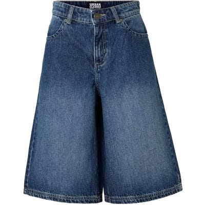 Urban Classics - Denim Bermuda Korte broek - Taille, 29 inch - Blauw