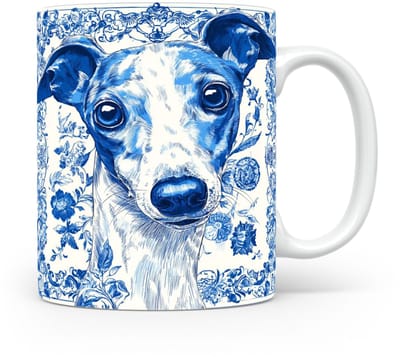 Mok Greyhound Beker voor koffie of tas voor thee, cadeau voor dierenliefhebbers, moeder, vader, collega, vriend, vriendin, kantoor, opa, oma, hond, kerst, sinterklaas, verjaardag
