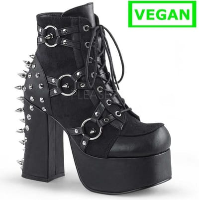 DemoniaCult - CHARADE-100 Plateau Laarzen - US 9 - 39 Shoes - Zwart