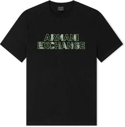 Armani Exchange Xm002413_af10361 T-shirt Met Korte Mouwen Zwart XS Man