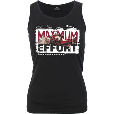 Deadpool Top - Deadpool - Maximum Effort - S tot XXL - voor Vrouwen - zwart