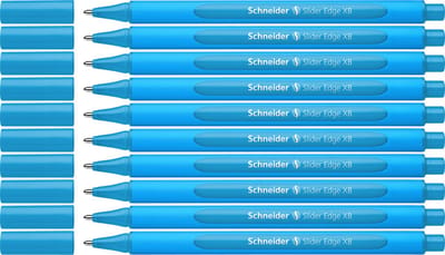 Schneider balpen - Slider Edge - XB - lichtblauw - 10 stuks - S-152210-10