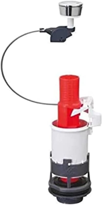 Toilet Mechanisme - Drukknop Bediening - Reservoir Reparatie - Eenvoudige Installatie - Wit