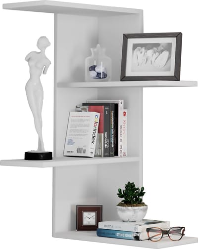 Houten wandplank Hangende plank Hoekplank Wandplank Plank Balos