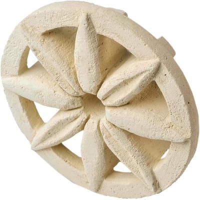 Ronde Ventilatiekoepel van Natuursteen voor Binnen en Buiten (Ø 100 mm)
