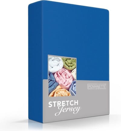Romanette  Standaard hoeslaken - Maat: 80/90/100 x 190/200 - Jersey -  - Romanette - Maat: 80/90/100 x 190/200