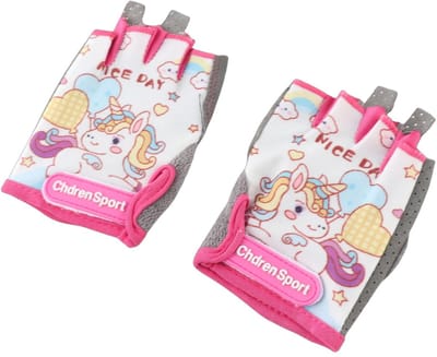 Dailygoods- Fietshandschoenen Kinderen - Antislip - Schokabsorberend - Lichtgewicht - Ademend - Geschikt voor Sporten - Sporthandschoenen