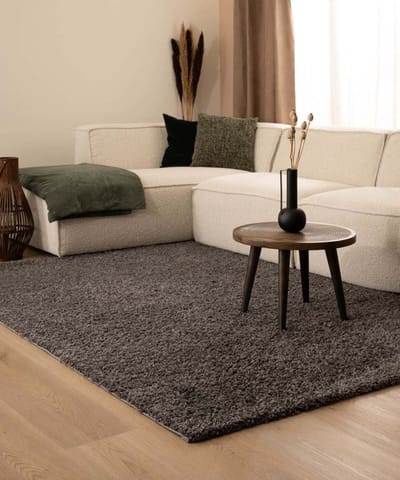 Hoogpolig vloerkleed - Shaggy Trend grijs 200x300 cm