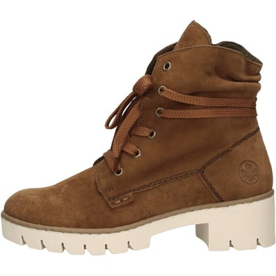 Rieker Veterschoenen Hoog Veterschoenen Hoog - Donkerbruin - Maat 36