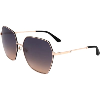 GUESS Shiny Rose Gold Zonnebril  - Roségoudkleurig