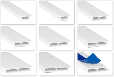 Holle PVC Raam- en Wandafdeklijsten met Schuimtape - 2 Meter - 40x7mm