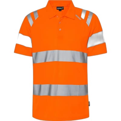 Fristads Hogezichtbaarheids poloshirt klasse 3 7861 GPST - Hi-Vis oranje - XS