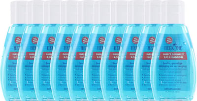 Herome Direct Desinfect Handgel Double Active - Desinfecterende Handgel met 80% Alcohol - Reis mini's - 10x30ml