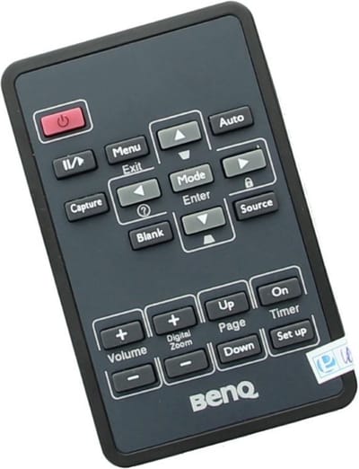 Afstandsbediening geschikt voor de BENQ MX660 beamer, vervangt 5F.26J1K.271 / 5J.J3S06.001 / 5J.J5206.001 / 5J.J5R06.011
