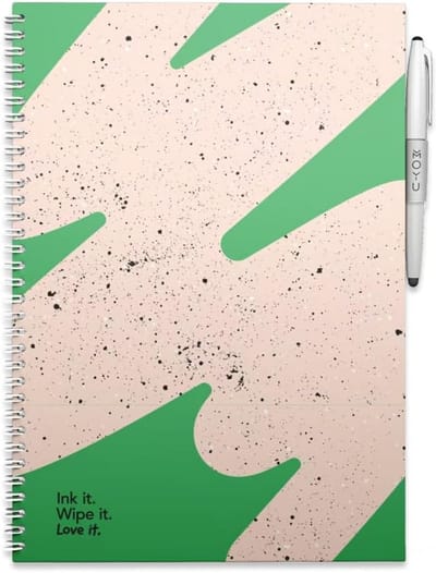 MOYU Herschrijfbaar Notitieboekje Flashy Moss - A4 Formaat met Premium Matte Afwerking