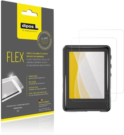 dipos – 2x Beschermfolie geschikt voor tokemisc S7 | 3D Full Cover Screenprotector | 100% Passend