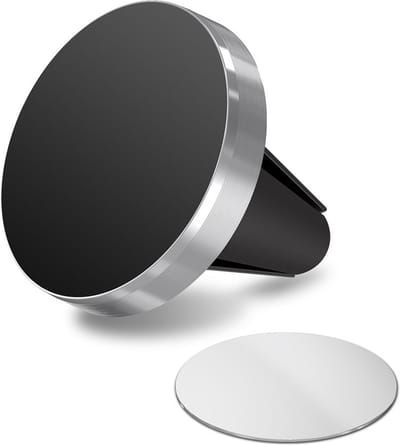 Waledano® Auto Mobiele Telefoon Houder - Autohouder - Telefoonhouders Auto Magnetisch - 360 Graden - Metaal & Stevig - Universeel - 1 Stuk