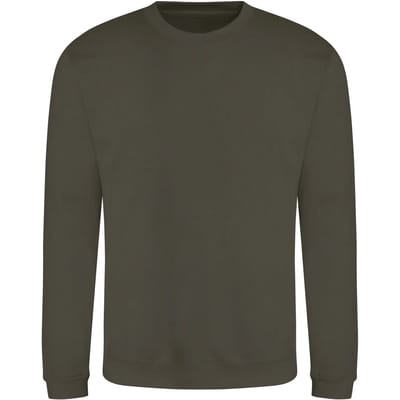 Vegan Sweater met lange mouwen 'Just Hoods' Olive Green - M