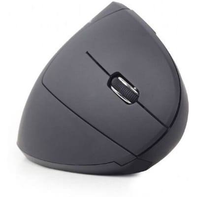 Gembird MUSW-ERGO-01 Ergonomische muis Radiografisch Optisch Zwart 6 Toetsen 1600 dpi Ergonomisch