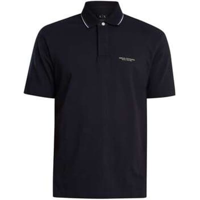 Polo Shirt Korte Mouw EAX Polo met logo