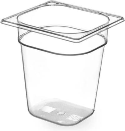 HENDI GN-container – Tritan – 3,4L – Transparant – 176x162x200 mm – BPA-vrij