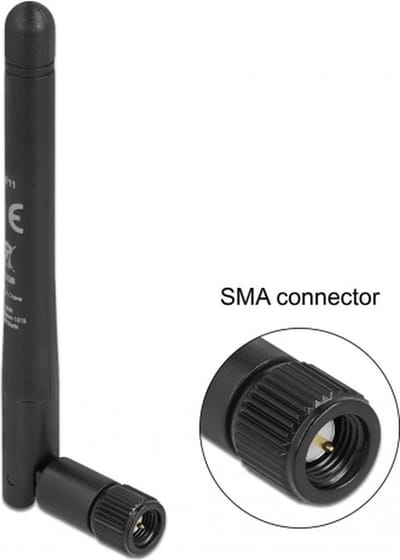 5G antenne - omnidirectioneel - SMA (m) - -1,0-4,5 dBi / zwart