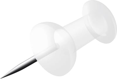 pushpins Alco doosje a 100 stuks transparant