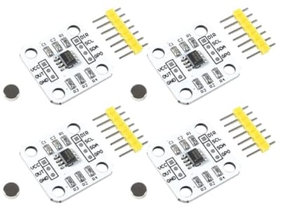 12 Bit Zeer Nauwkeurige Magnetische Encoder Module met Geleverde Magneet