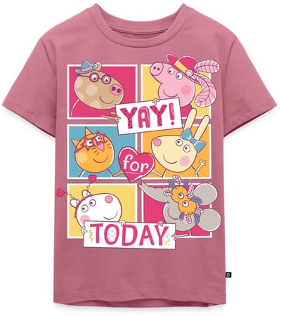 Peppa Pig, Pedro, Mandy, Rebecca, Suzy & Emily Premium T Shirt Kinderen
