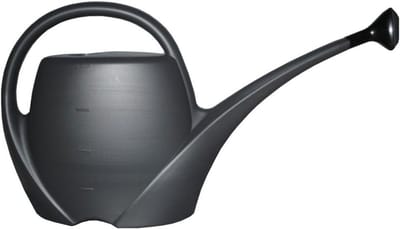 Gieter en sproeier - Water geven - Planten verzorgen - Bijzonder design - 45 Liter - Antraciet/grijs