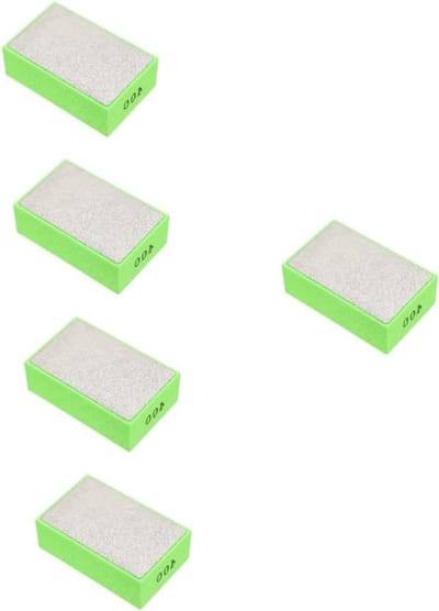 Handpolijstpad Set - Schuurblok Diamant - Glad Maken van Oppervlakken - Met Vingergroeven Design