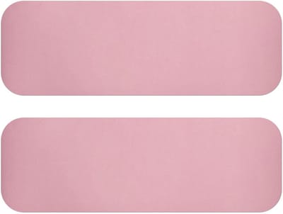 Roeimachine Mat - Oefenmat Vloerbeschermer - Apparatuur Stabiliseren - Antislip Siliconen Basis - 81 x 20 cm - Roze