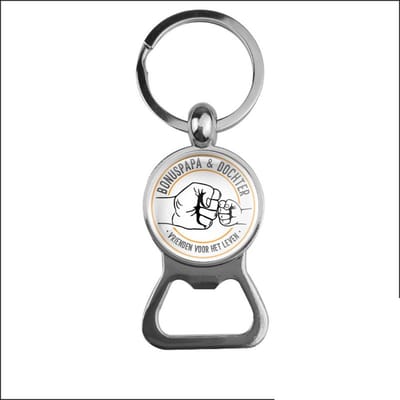 Bieropener Glas - Bonuspapa & Dochter