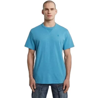 G-Star Raw Nifous R T Polo's & T-shirts Heren - Polo shirt - Blauw - Maat M