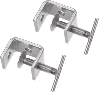 Solidchoice - C-klem met 40mm Kaakopening voor Hout- en Metaalbewerking (Set van 2)