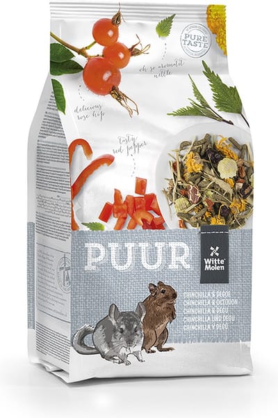 Witte Molen - Knaagdierenvoer - Knaagdier - Puur Chinchilla & Degoe 500gr - 1st
