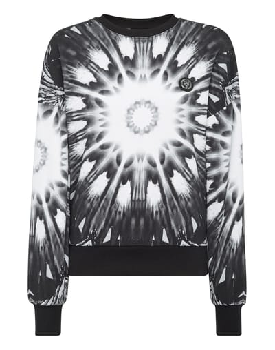 Sweatshirt Optical Flower