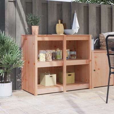 vidaXL - Keuken - Kast - MEPPEL - Douglashout - 106 - x - 55 - x - 92 - cm