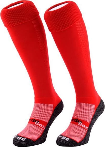 WeirdoSox sportsokken Rood, hockeysokken, voetbalsokken - Maat 31-35